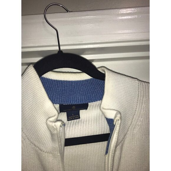 BROOKS brothers ribbed 1/2 zip sweater - Picture 10 of 11